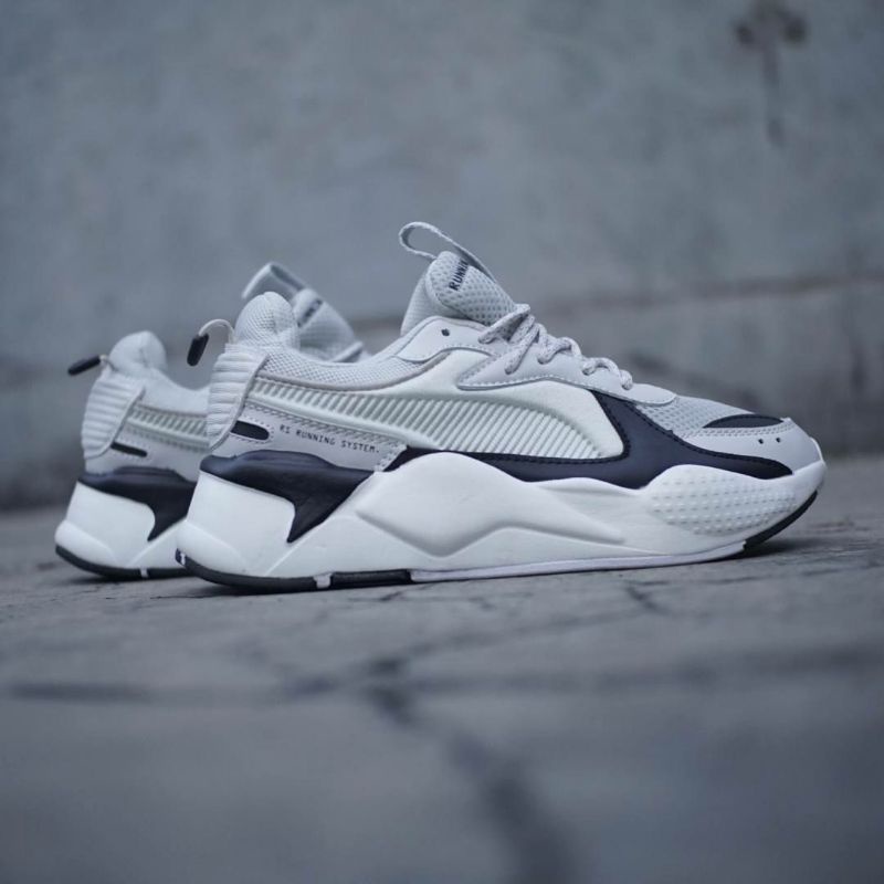 puma rs white and black