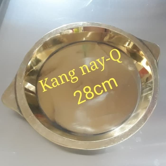 Cetakan/ Loyang Martabak Manis Bangka Terang bulan 28cm/Bahan Kuningan