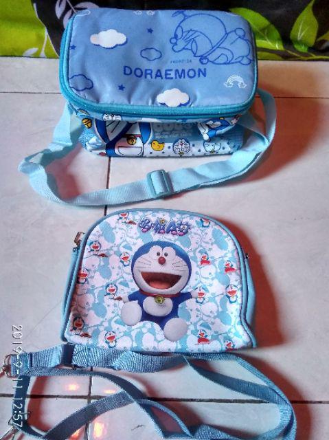Tas Lunchbox Lunchbag Selempang Bekal Makan Anak Anak Aluminium Foil