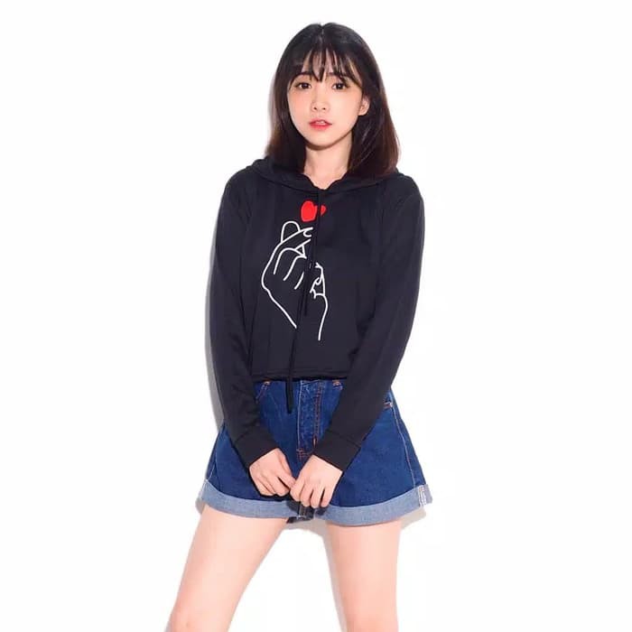 TBI Hoodie Sweater Love Fashion Style Korea Baju Kaos Cotton Murah