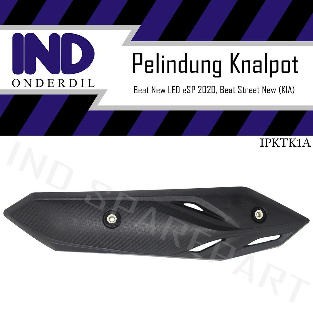 Cover Tutup-Penutup-Tameng Pelindung Knalpot-Kenalpot-Muffler Beat New LED eSP 2020-Street New K1A