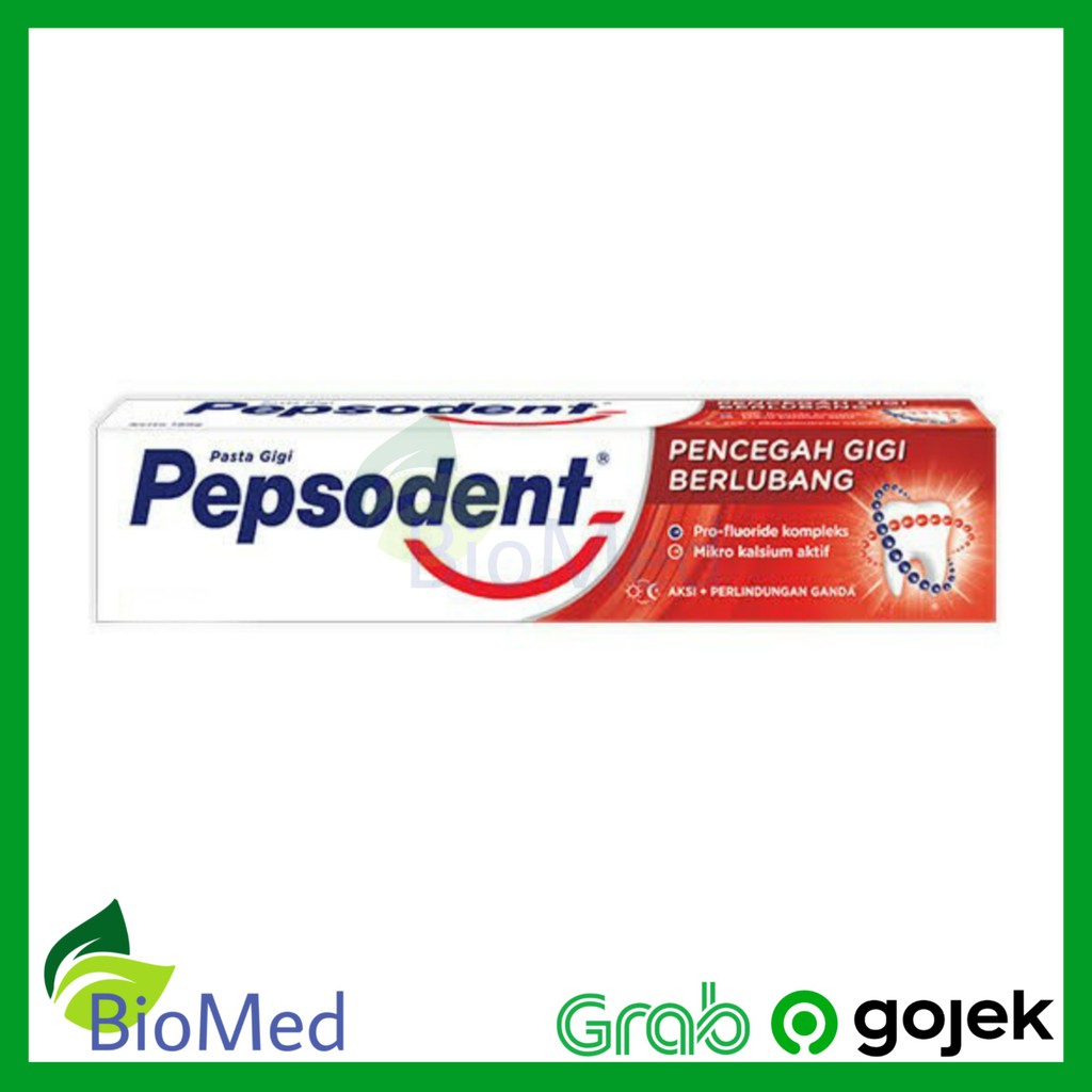 PEPSODENT 225 gram Merah Putih - Pasta Gigi Odol Pencegah Lubang