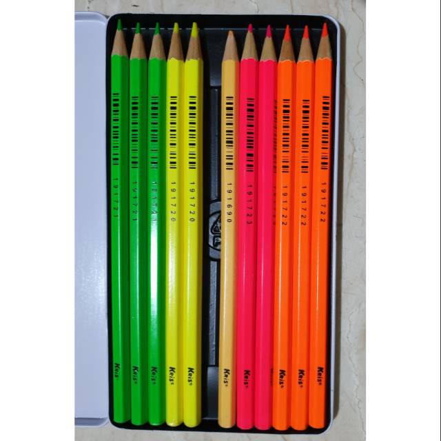 

PENSIL WARNA SCOTTLIGHT Krisbow per batang warna stabillo halus