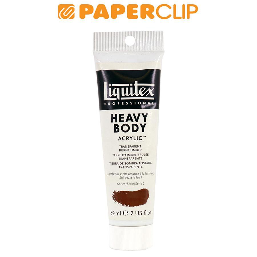 

ACRYLIC LIQUITEX HEAVY BODY S2 59ML TRANSPARENT BURN UMBER 1045130