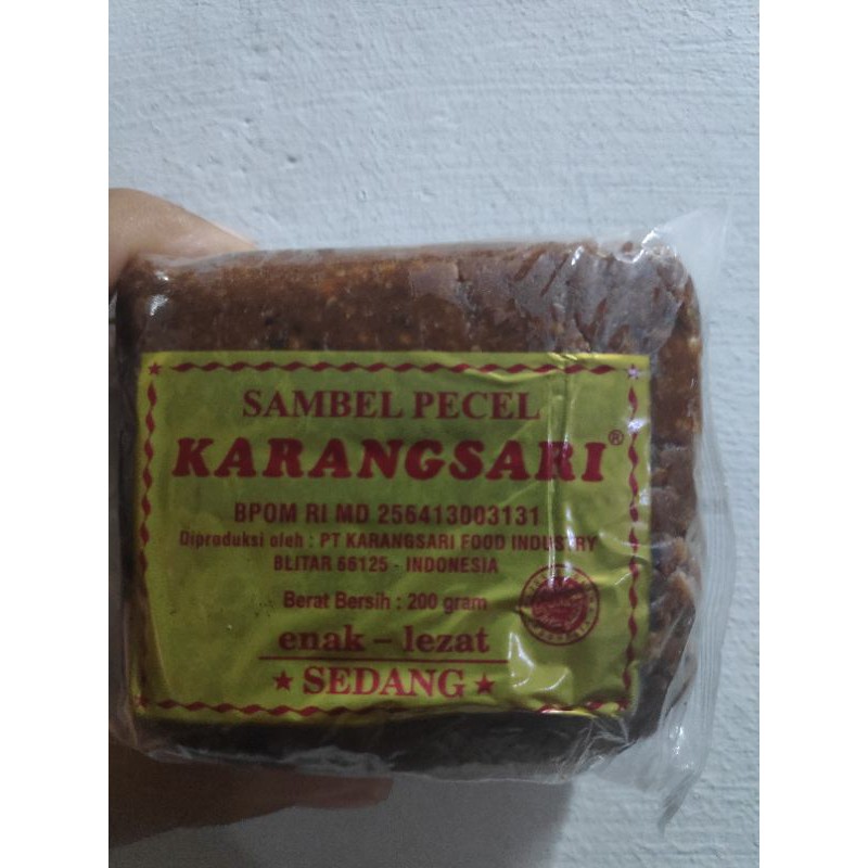 

Sambel pecel Karangsari 200gram