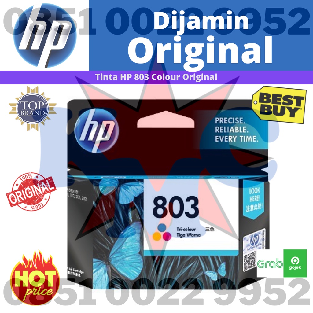 HP Tinta Printer 803 Colour Original