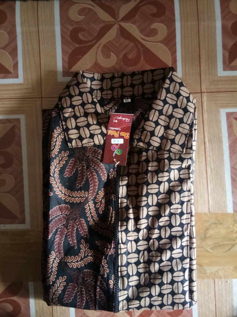 Couple Batik Kombinasi Blouse Wanita Kemeja Pria S-m-l-xl-xxl-3l-4l-5l By Batik Dua Putri Collection