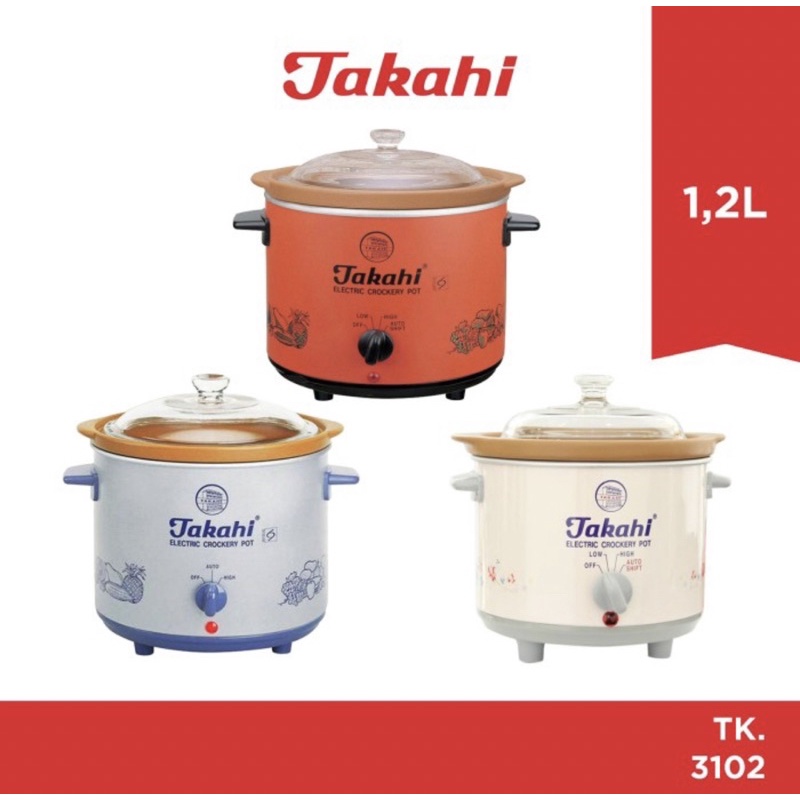 Jual Takahi Slow Cooker 1,2 L Peralatan masak anak Shopee Indonesia