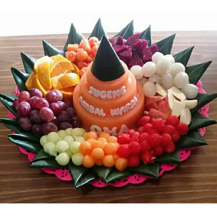 

PUDING TUMPENG ORANGE FULL BUAH