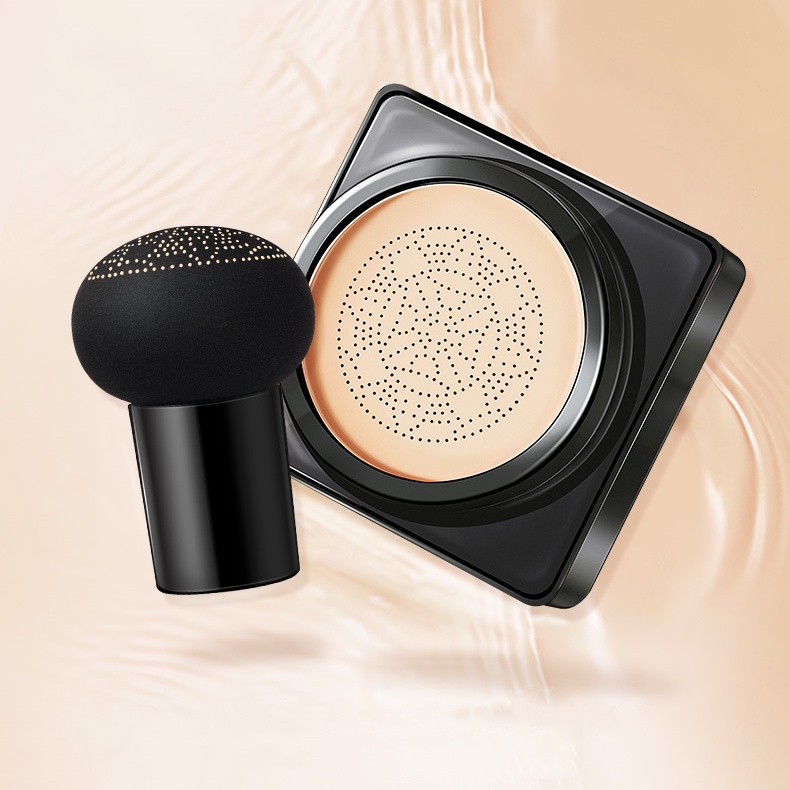 (BPOM) Katoso Camellia BB Air Cushion Mushroom Head Waterproof Bedak Foundation Long-Lasting Flawless Beauty Cream Kosmetik - 20g