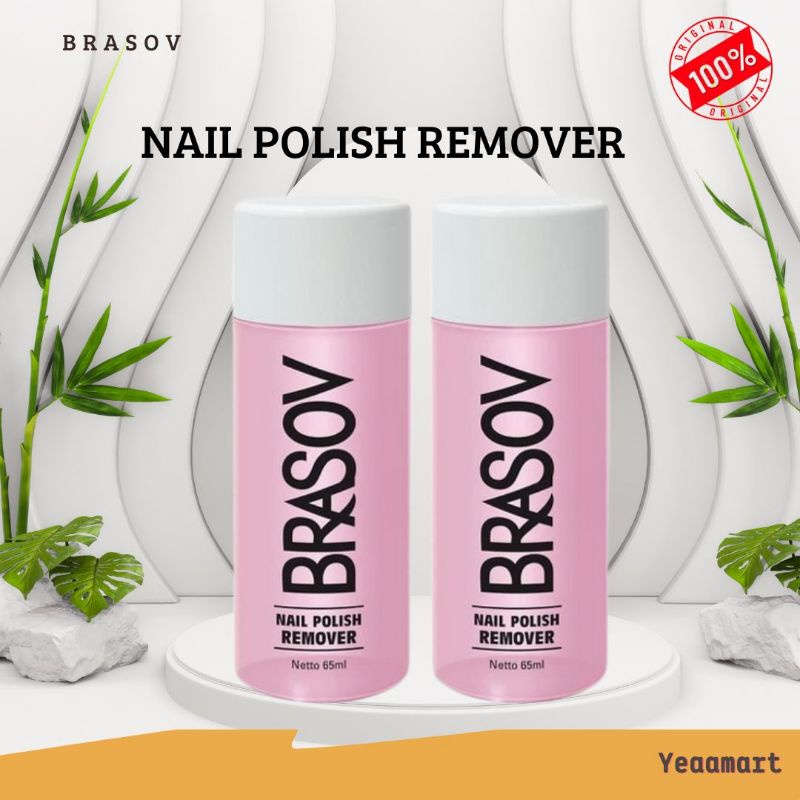 BRASOV Nail Polish Remover 65ML Original BPOM Halal (Aseton)