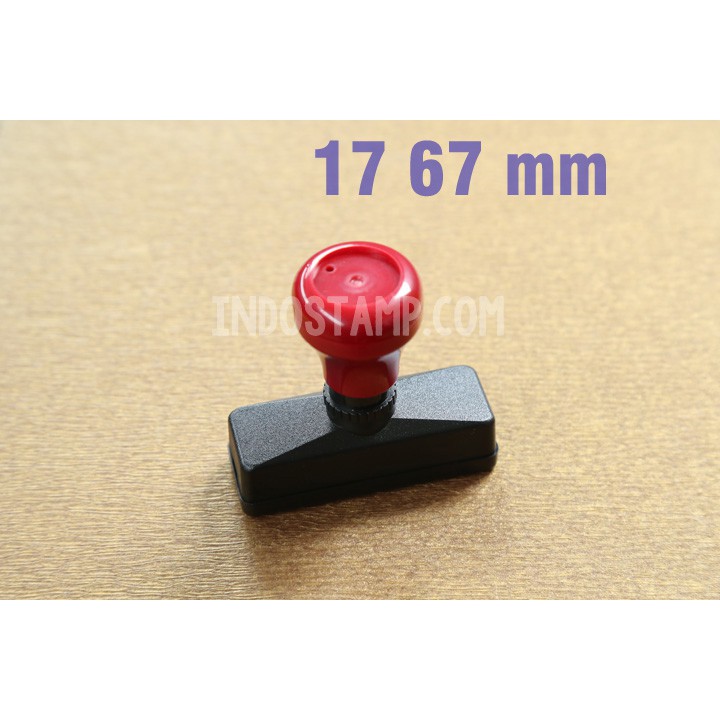 

gagang stempel 1767 flash stamp kotak 17mm 67mm otomatis original indostamp handle