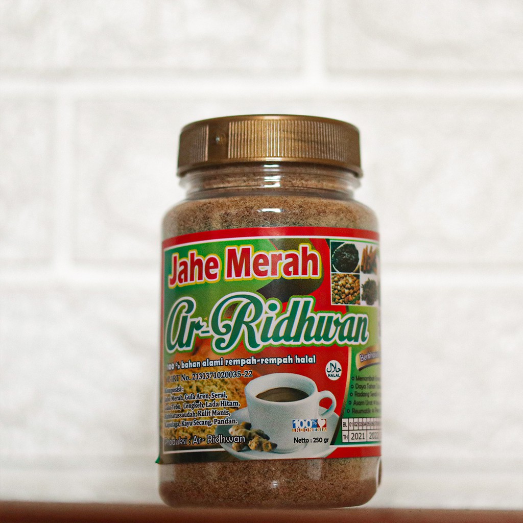 

Jahe Merah Ar Ridhwan Minuman Sehat Original