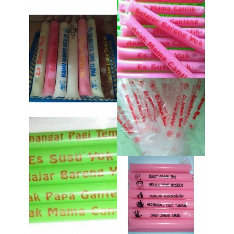 Plastik es mambo sablon isi 100pcs