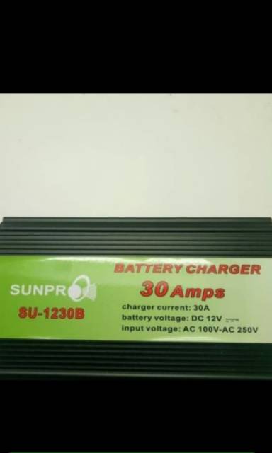 Bateray Battery Charger Sunpro SU-1230B/Casan aki/Pengisian daya aki