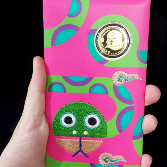 

Angpao sulam shio ular