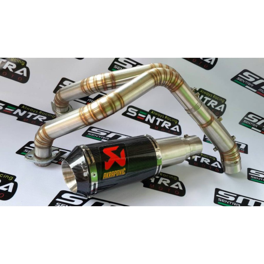 KNALPOT AKRAPOVIC GP M1 CARBON FOR ER6 ER6N FULL STAINLES