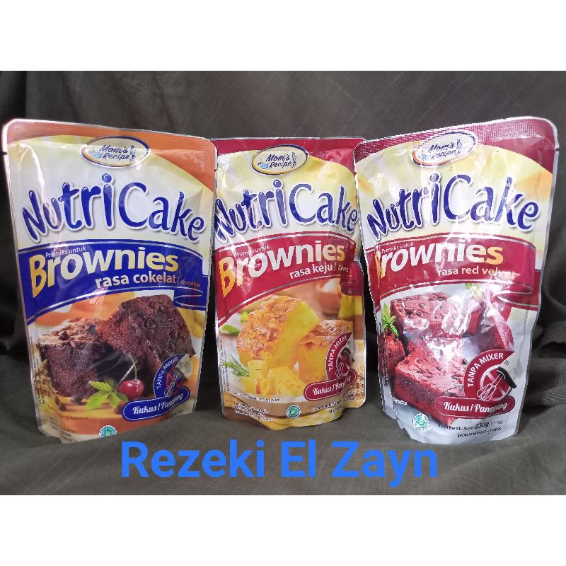 

Nutricake Brownies kemasan ekonomis 230 gram