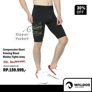 PROMO Celana  Compression Shorts Pendek  Waldos Army Legging  