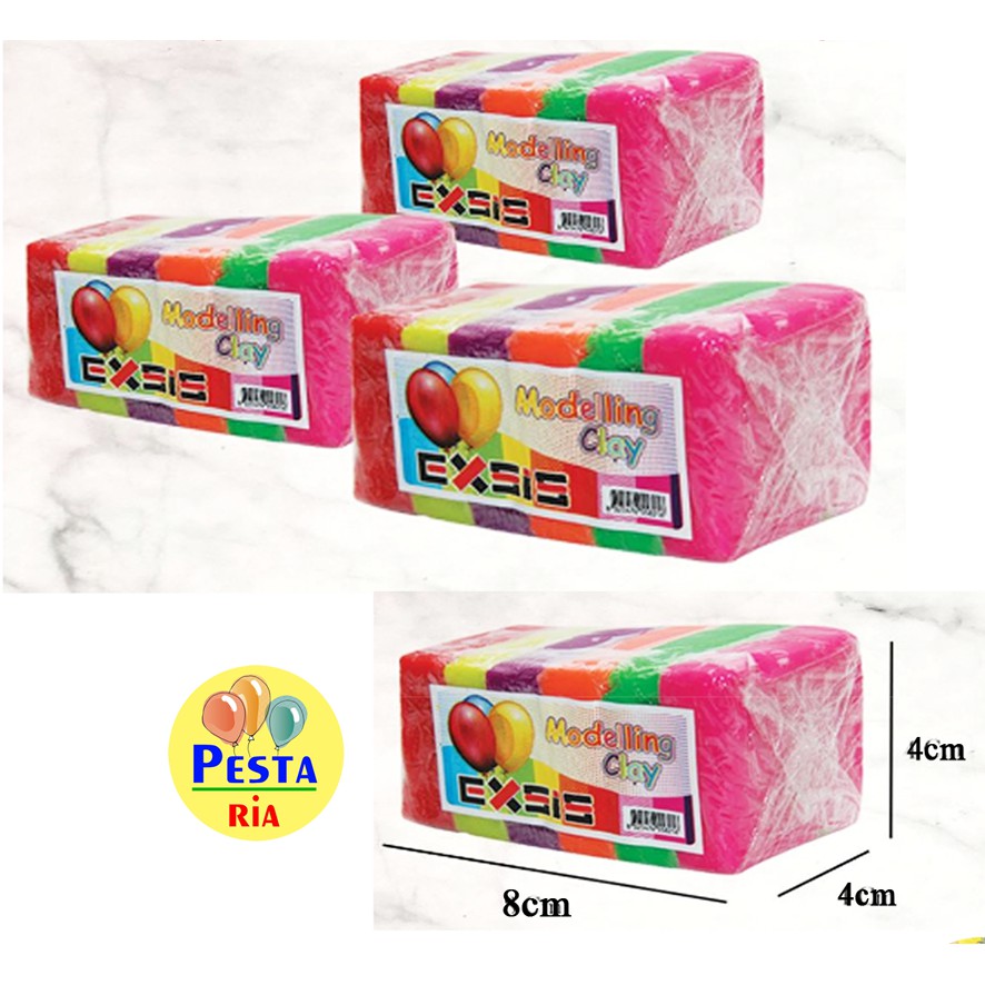 MURAH  1PCS Mainan malam, mainan malam TANGGUNG 6 warna, plastisin, lilin mainan,plastisin malam