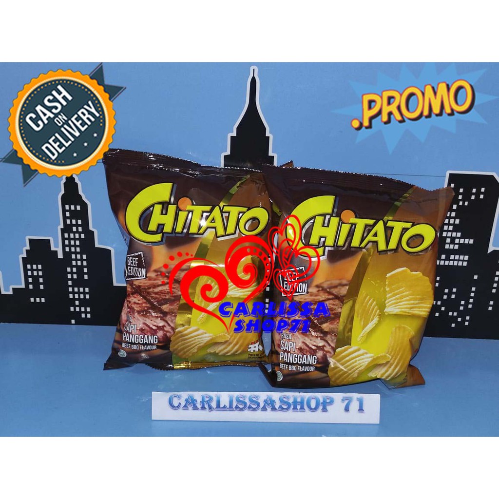 

Chitato 68gr Rasa Ori, Sapi Panggang, Ayam BBQ, Ayam Bumbu, Sapi Bumbu Harga Terjangkau