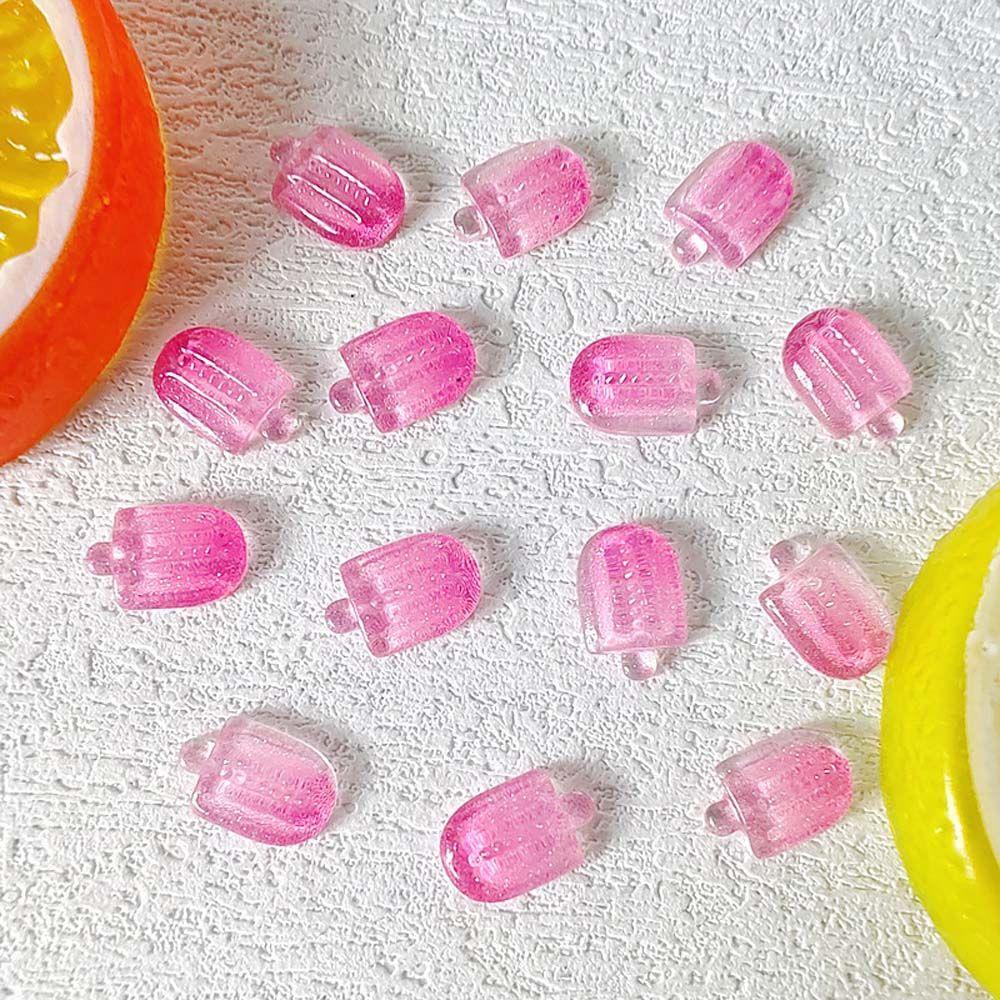 AUGUSTINA Augustina Es Krim Dekorasi Kuku Gradien 20pcs/lot 3D DIY Manicure Aksesoris Kristal Nail Charms