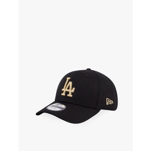 Topi New Era 940 MB Gold Los Angeles Dodgers Men's Cap - Black