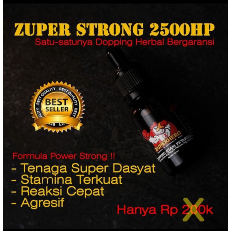 JAMINAN UANG KEMBALI DOPING KELAS UNDANGAN ZZUPERHEROES/DOPING PALING BAGUS-DOPING AYAM TAJI-DOPING 