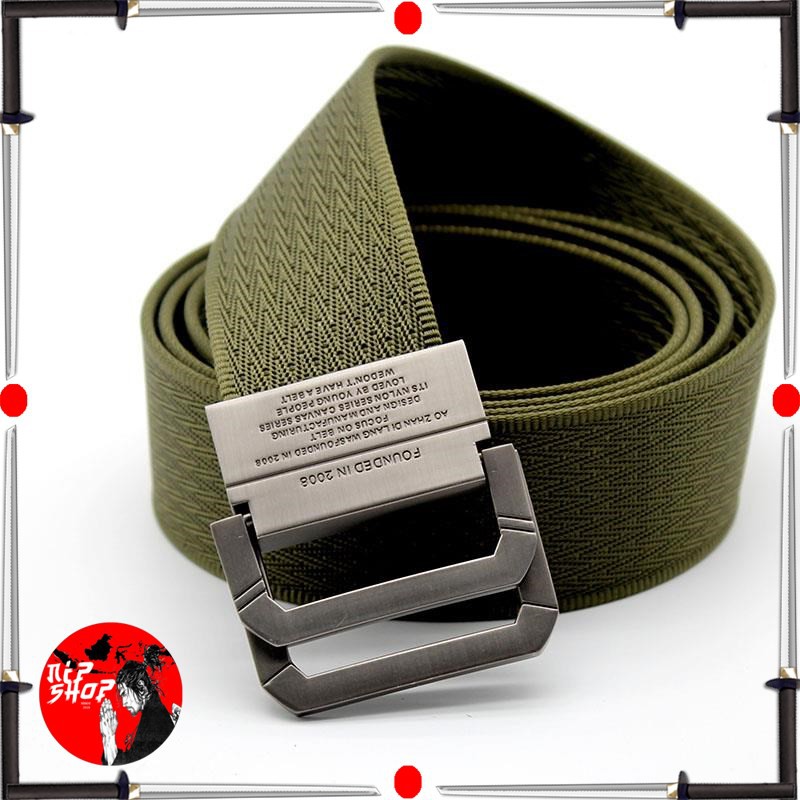 Rhodey Craftman Tali Ikat Pinggang Pria Canvas Buckle Belt