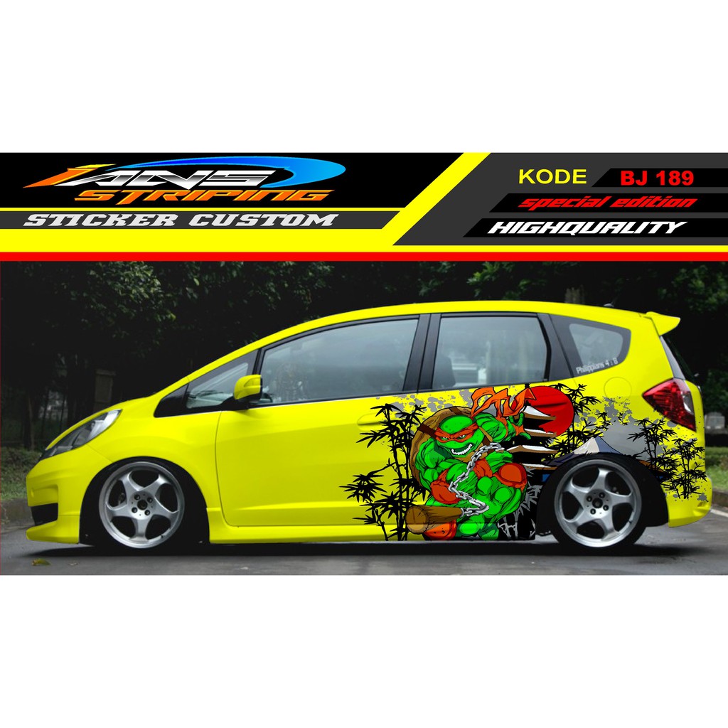 STIKER VARIASI MOBIL HONDA JAZZ