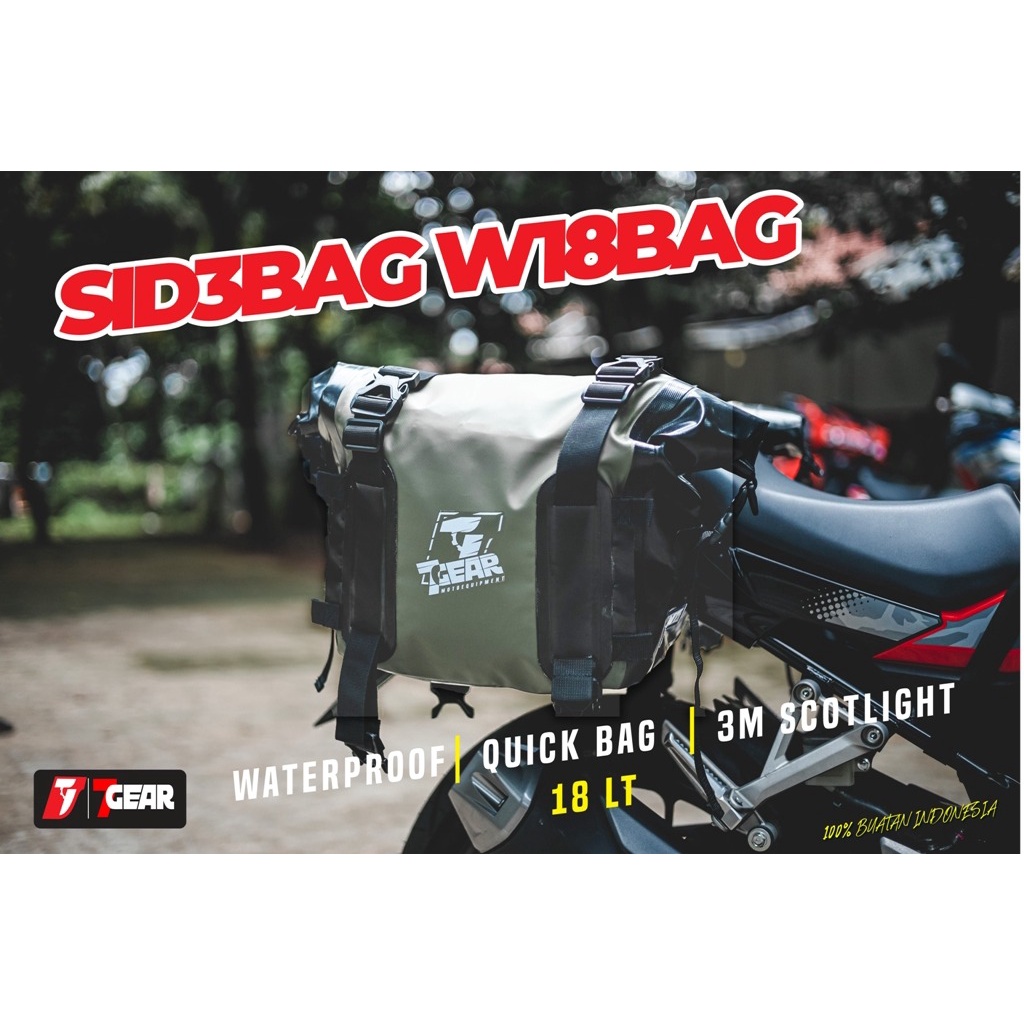 Side Bag 7Gear W18Bag Tas Motor Tas Tangki Tas Touring Side Bag