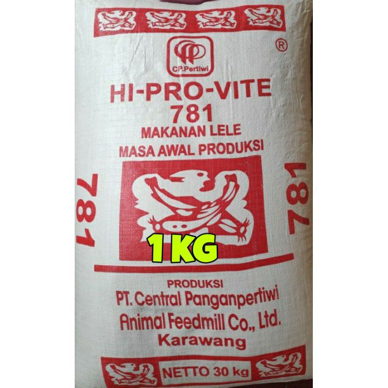 Pelet Hi pro vite pelet ikan nila pelet lele pelet gurame refack 1kg