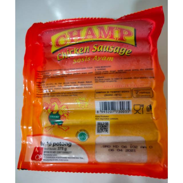 

Champ sosis 375gr