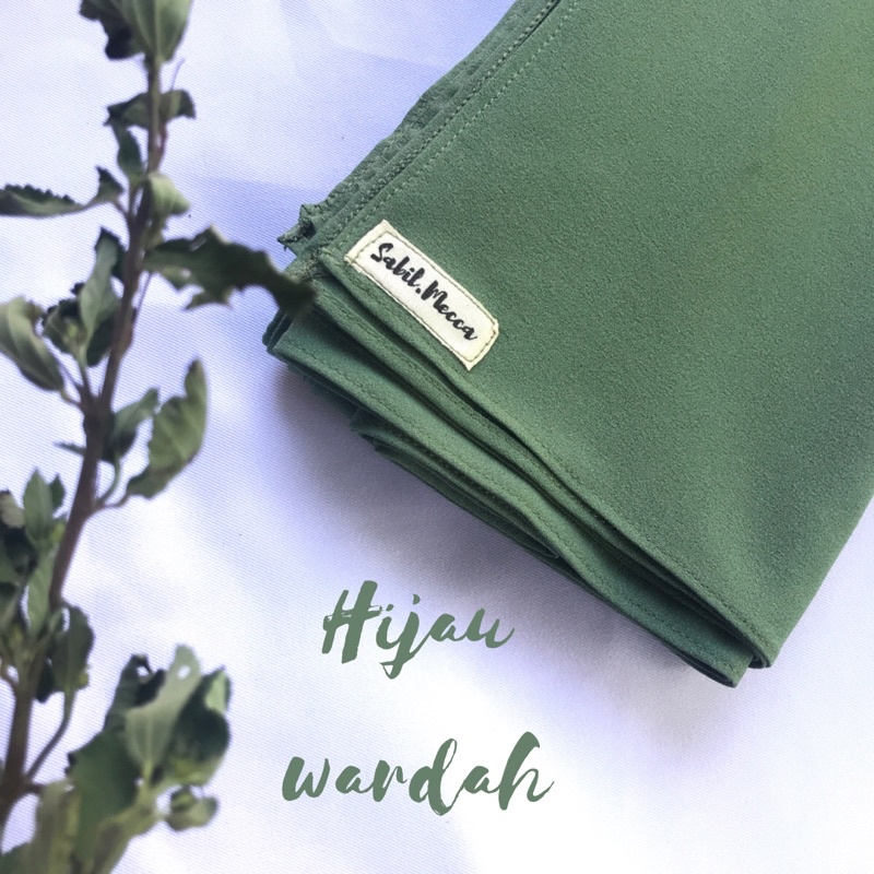 HIJAB SEGI 4 SYARI 130X130 DIAMOND-Hijau wardah