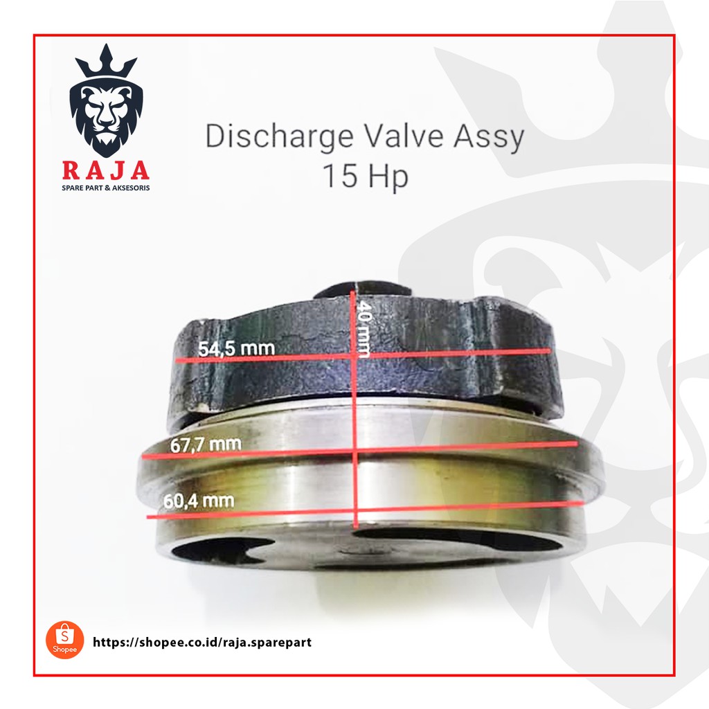 Discharge valve assy 15 hp kompresor angin kompresor angin shark