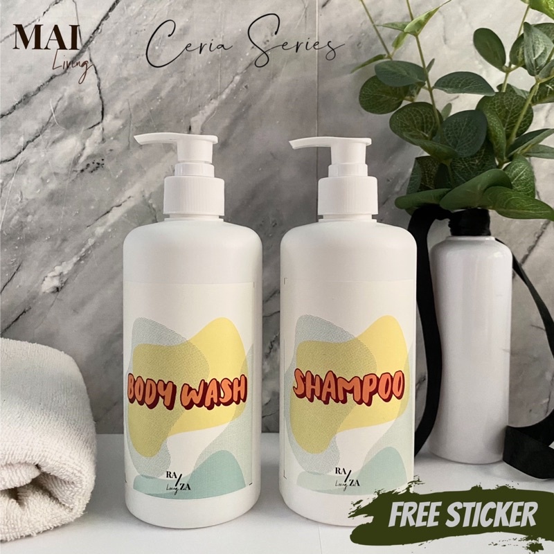 MAI Living Bathroom Organizer / Botol Refil Sampo / Ceria series