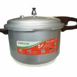 FINCOOK Panci Presto 7.4 Liter Soft Anodized PC7401SAS / Pressure Cooker Steamer