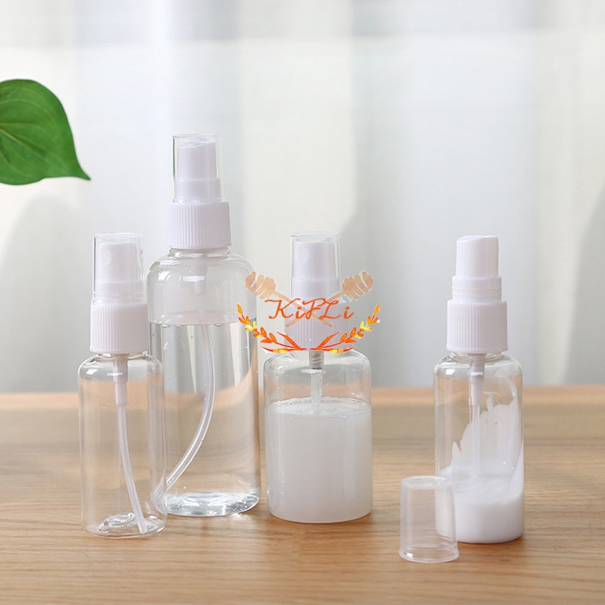 Botol Spray Transparan,Kosong Bahan Plastik,Isi,30ml / 50ml / 100 ml