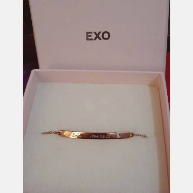 Sehun's Birthday Bracelet Rosegold