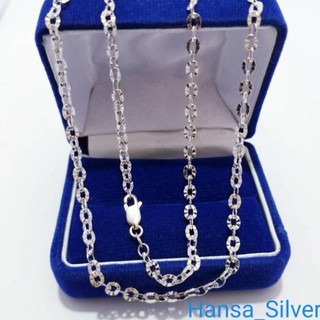  KODE  B88 Kalung Perak Pria Wanita Silver Asli  925  Lapis 