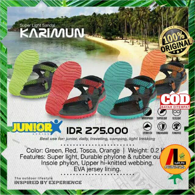 Sandal Consina karimun Original Sandal Gunung Sandal Anak Size 37