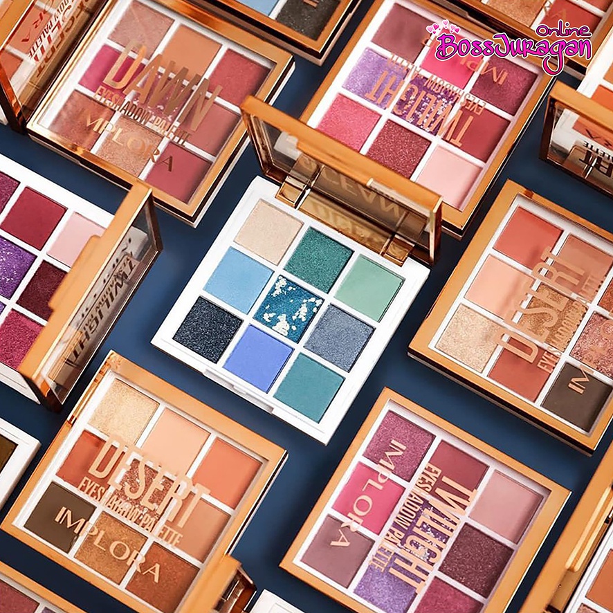 (BOSS) IMPLORA EYESHADOW PALETTE (TWILIGHT/DAWN/DESERT/OCEAN)