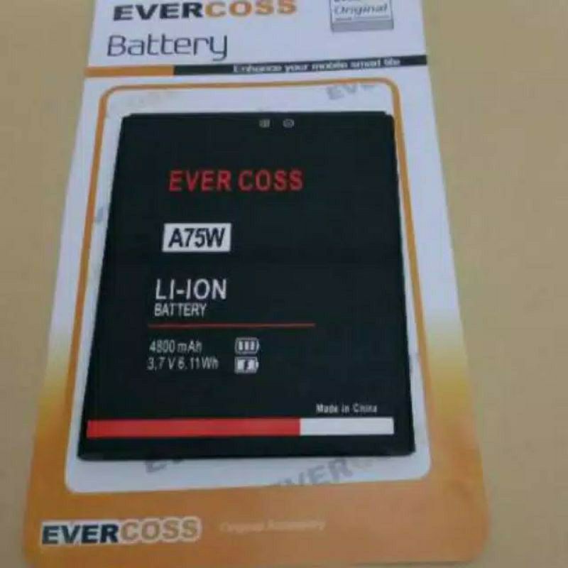 Batre evercoss A75W