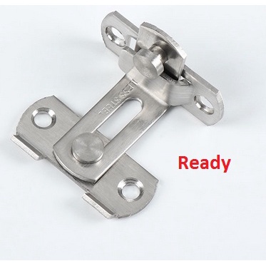 Grendel Slot Pintu Lemari Geser Sleeding Sliding Gembok Stainless