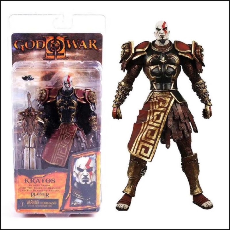 Action figure god of war kratos with armor