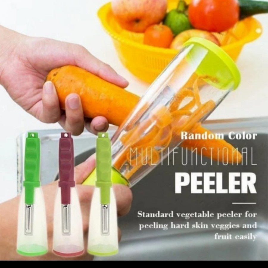 Sgmshop PTPK Peeler tabung pengupas kulit buah pisau sayur dapur alat masak