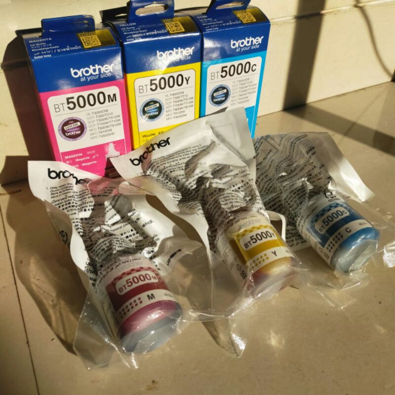 Tinta Refill Brother BT6000Bk BT5000c, m, y Printer Brother DCP-T300 DCP-T500W DCP-T700W MFC-T800W