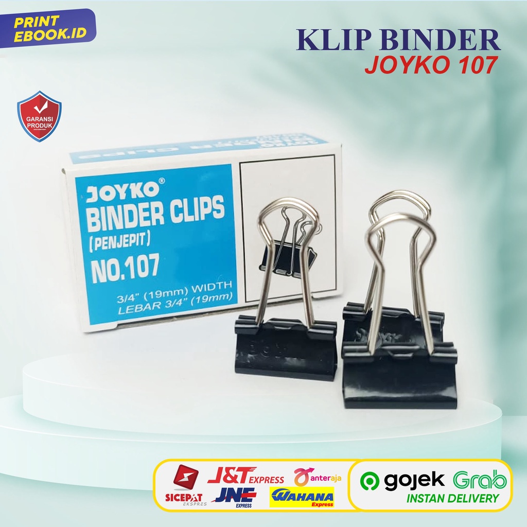 

[TERMURAH] BINDER CLIP 107 / KLIP PENJEPIT KERTAS