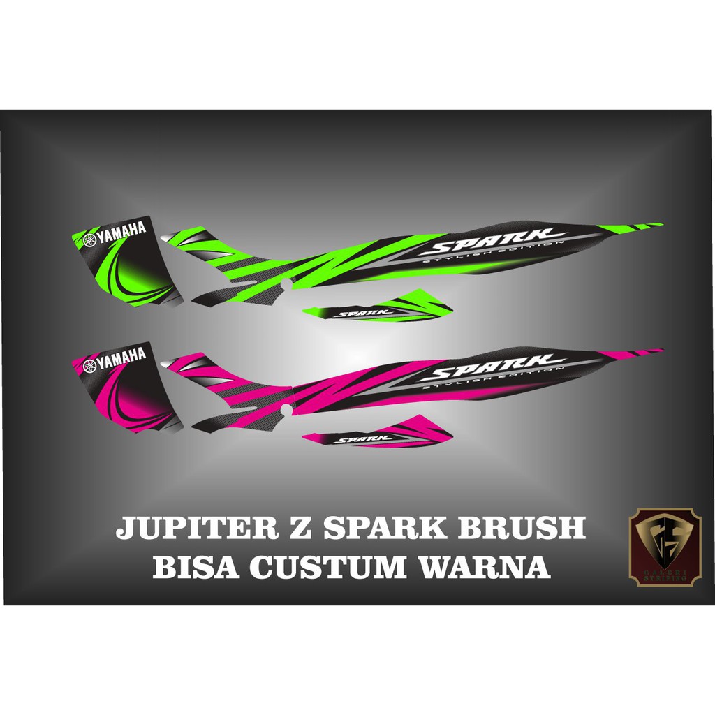 Stiker Variasi Striping List Motor Jupiter Z Burhan Spark Custom Warna Shopee Indonesia