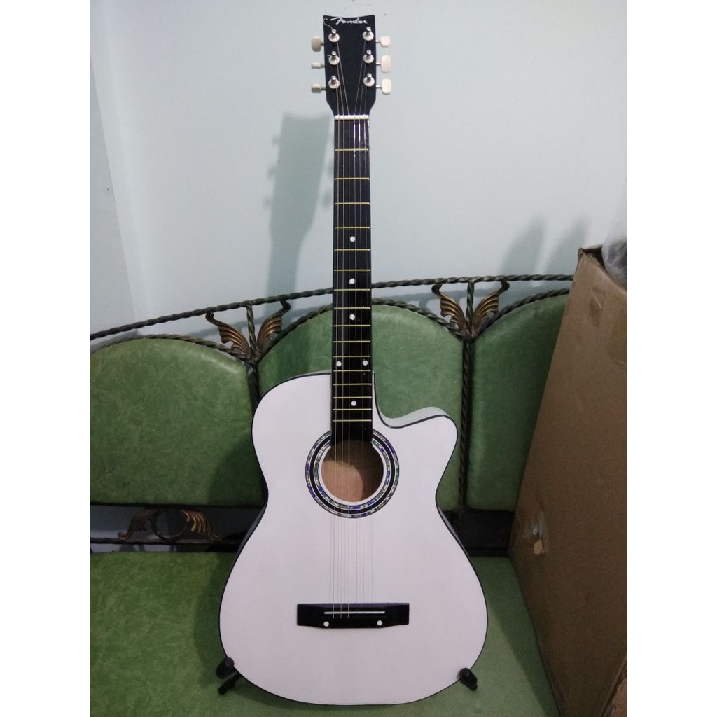 Unduh 570 Gambar Gitar Warna Putih  HD